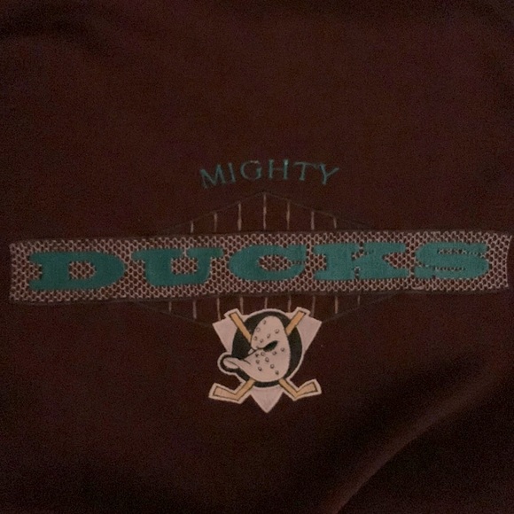 VINTAGE Starter Mighty Ducks Officially Licensed NHL Pullover Sweater - US M - Picture 3 of 6